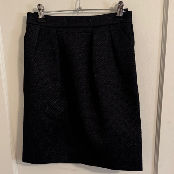 Amanda Uprichard Black Shimmer Skirt Sz Small - Picture 1 of 7